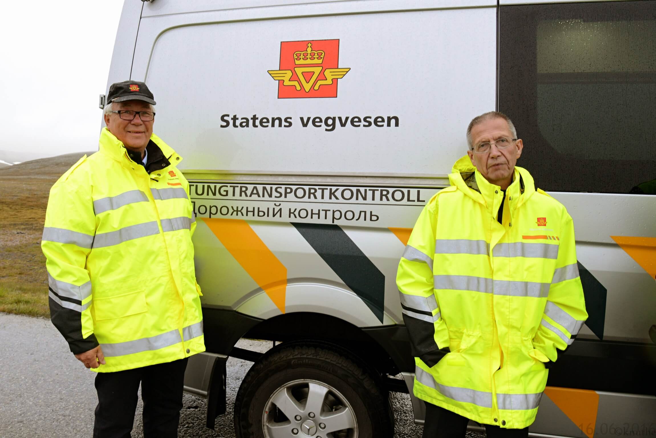Vegdirektør Terje Moe Gustavsen og Avdelingsdirektør Knut A Henriksen