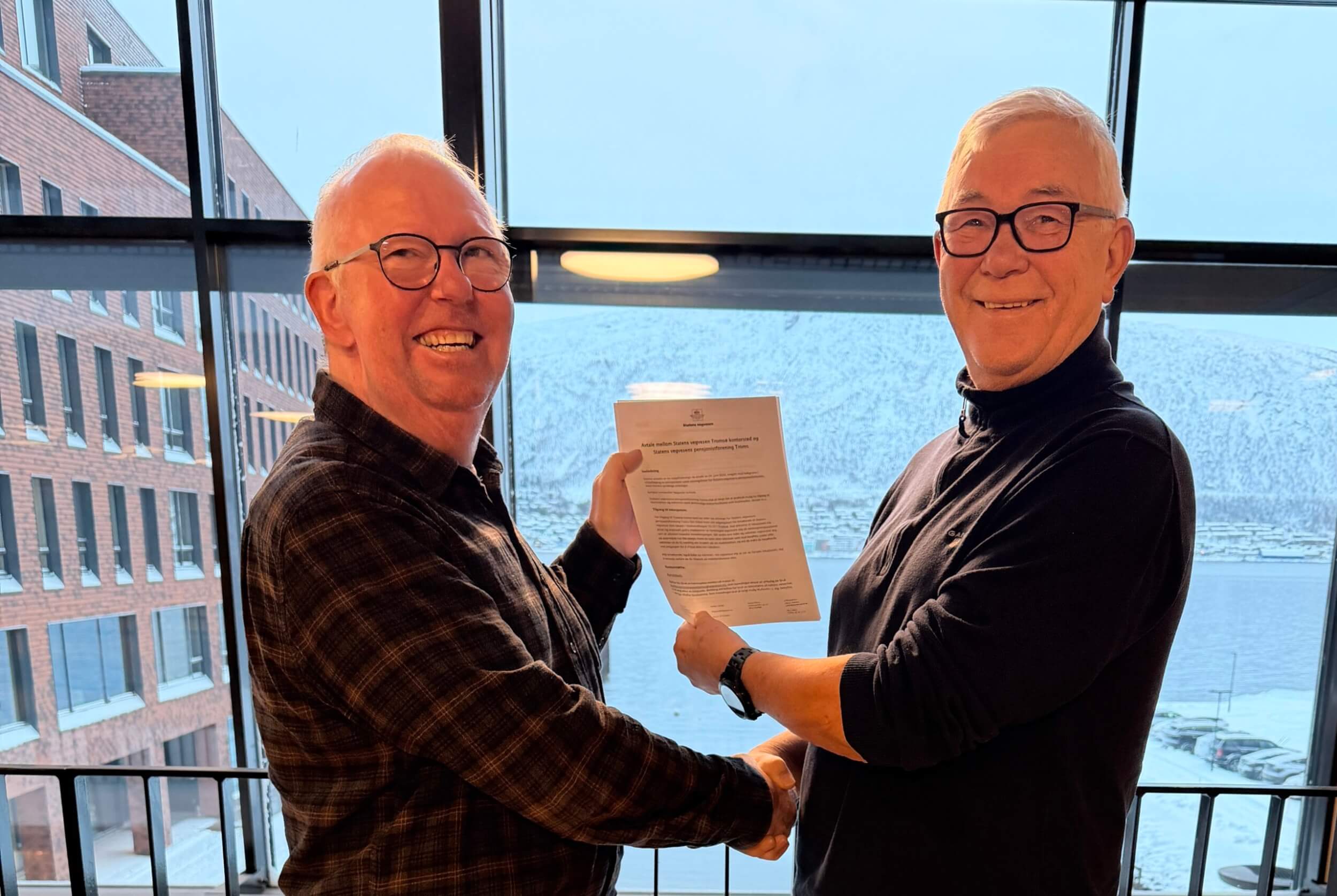 Samarbeidsavtale med Tromsø kontorsted er reforhandlet og undertegnet.